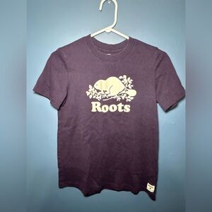 Roots Short Sleeve Tee in Deep Purple